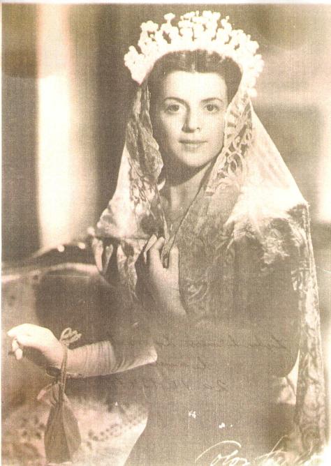 Lydia baronesse Lovendal, la nunta cu arh. Radu-Mihai Papae, 20 iulie 1947